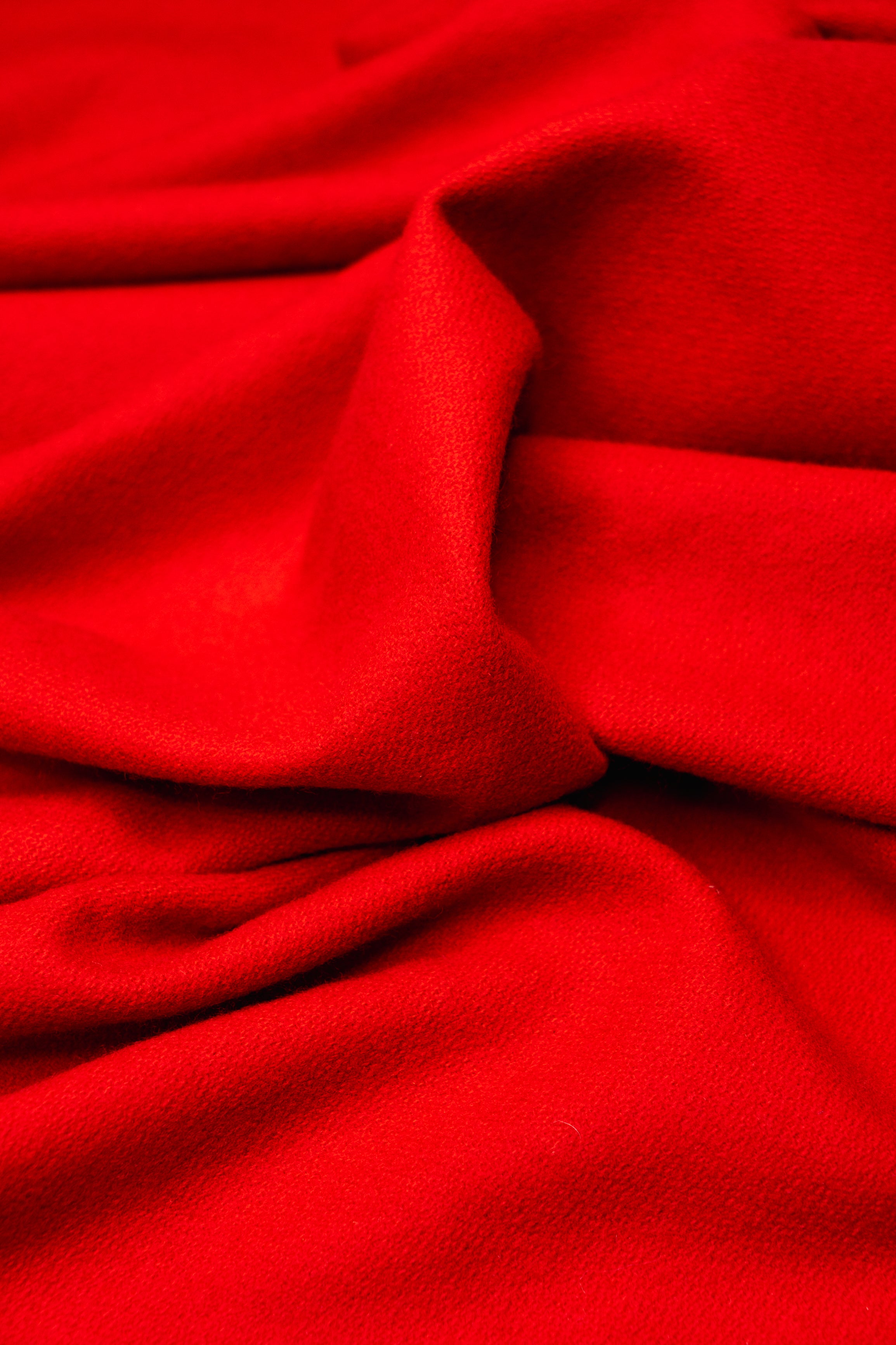 Пальтова тканина 1010 Червоний класичний 1м