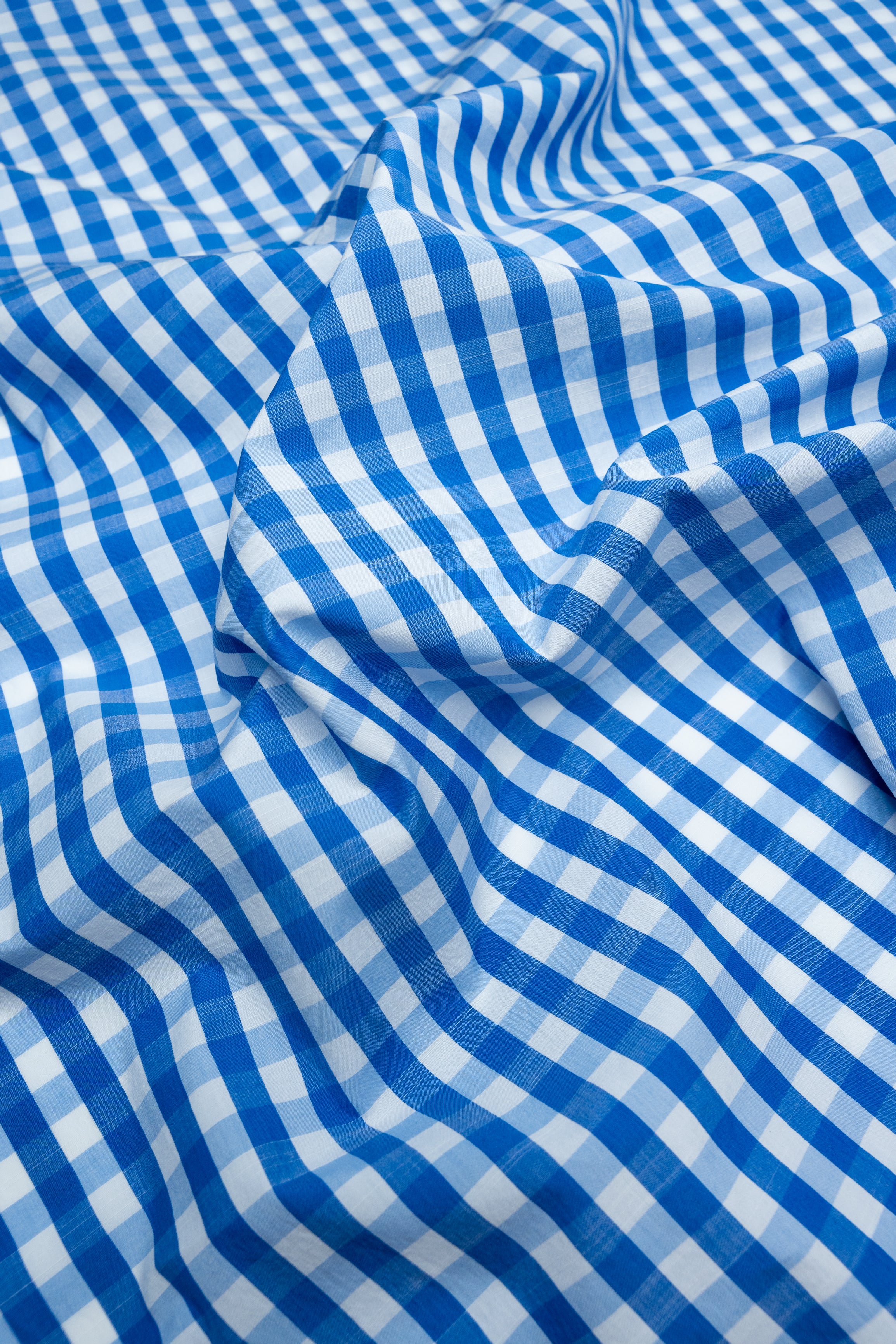 Сорочкова тканина CANCLINI Білий Синій 1м
