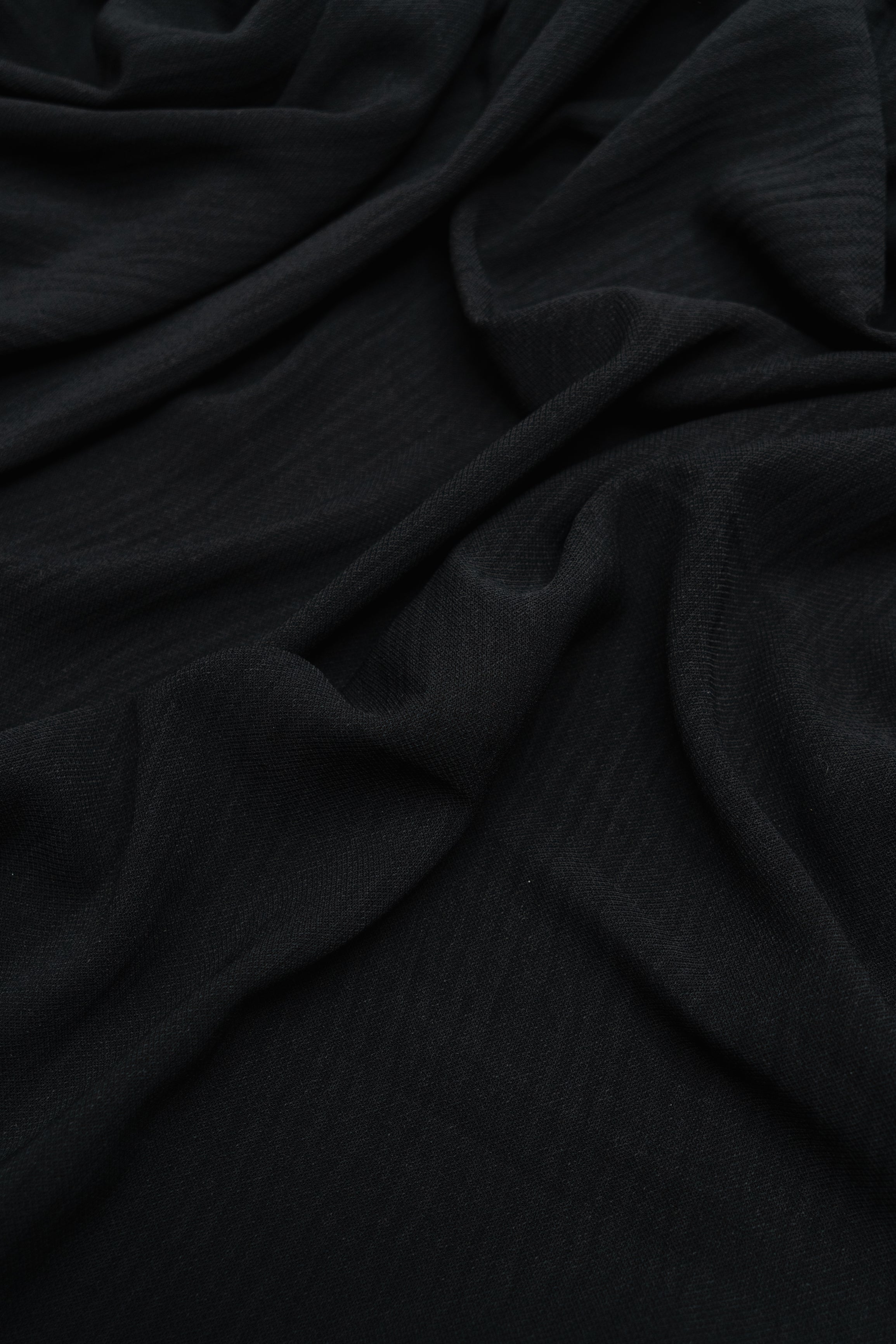 Костюмно-суконна тканина Сальса Чорний 1м
