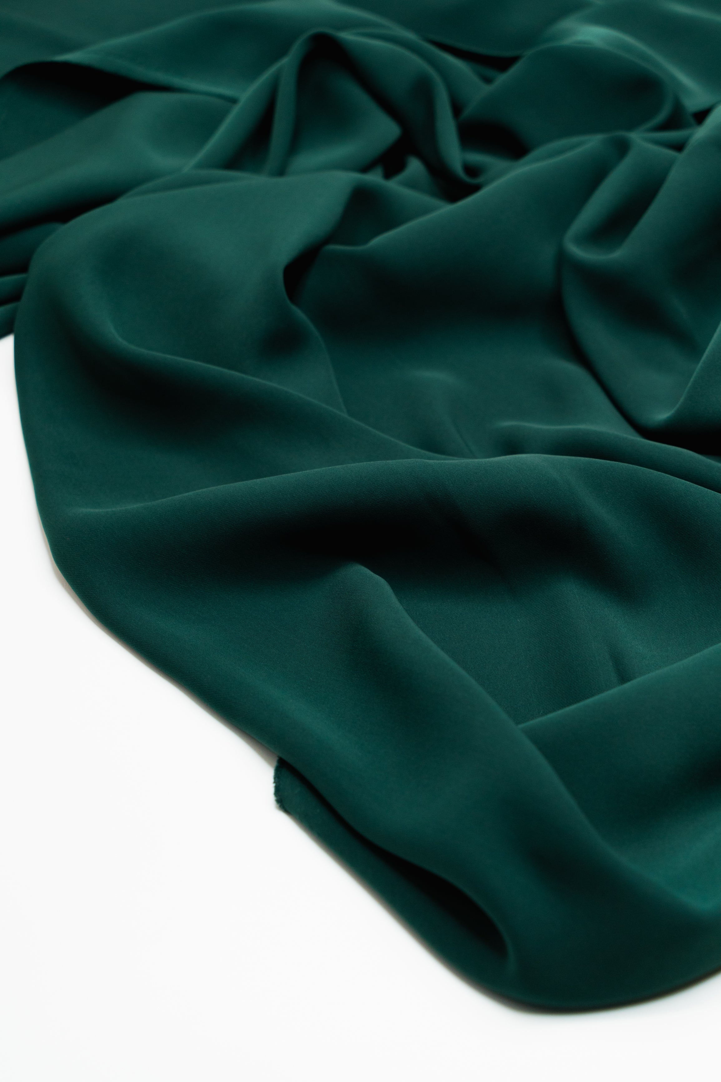 Костюмно-суконна тканина Hermes Темно-зелений 1м